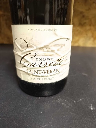 Bourgogne Saint-Véran Domaine Carrette Les Chatenays 2017