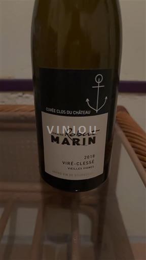 Burgundy Viré-clessé Robert Marin Clos du Château 2018
