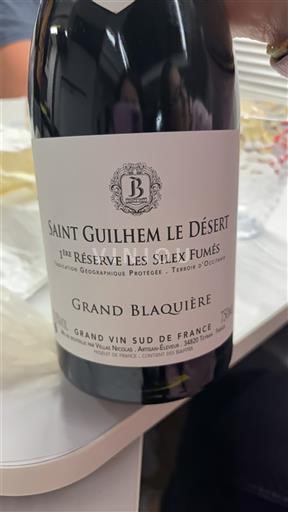 Languedoc och Roussillon Saint-Guilhem-le-Désert Grand Blaquière 1ère Réserve Les Silex Fumés Icke årgångsbetecknad