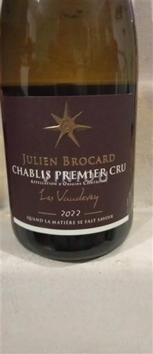 Burgundsko Chablis Premier Cru Julien Brocard Les Vaudevey 2022