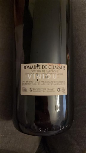 Alpes và các vùng Rhodanien Coteaux de l'Ardèche Domaine Chazalis 2018