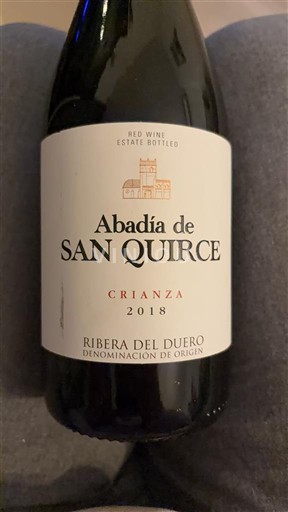 Castilien og León Ribera del Duero Abadía de San Quirce Crianza 2018
