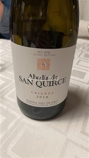 Castela e Leão Ribera del Duero Abadía de San Quirce Crianza 2018
