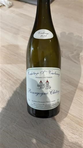 Bourgogne Bourgogne Chitry Ermitage St Vaubourg 2023