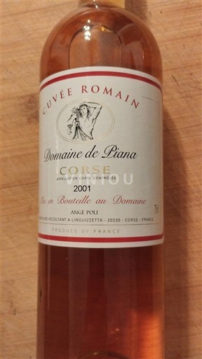 Korsika Domaine Piana Romain 2001