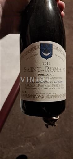Burgund Saint-Romain Barolet Pernot Père & Fils Poilange 2019