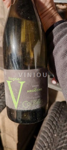 Alpes y Países Ródano Ardèche Domaine Courbis Viognier 2020