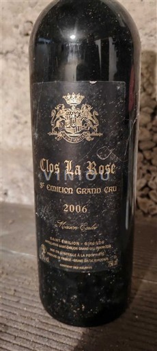 Bordeaux Saint-Émilion Grand Cru Grand Cru Clos La Rose Héritiers Castéja 2006