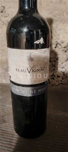 Languedoc và Roussillon Vùng đất Oc Beauvignac Vin d'une Nuit 2016