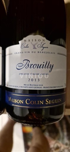 Beaujolais Brouilly Maison Colin Seguin 2013