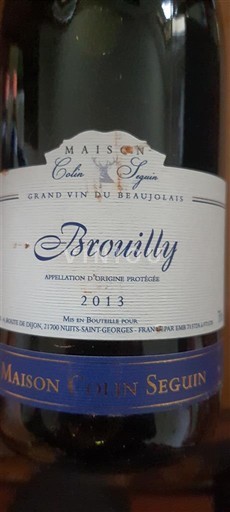 Beaujolais Brouilly Maison Colin Seguin 2013