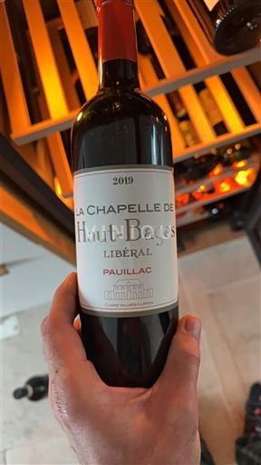 Bordeaux Pauillac Château Haut-Bages Libéral La Chapelle de Haut-Bages Libéral 2019