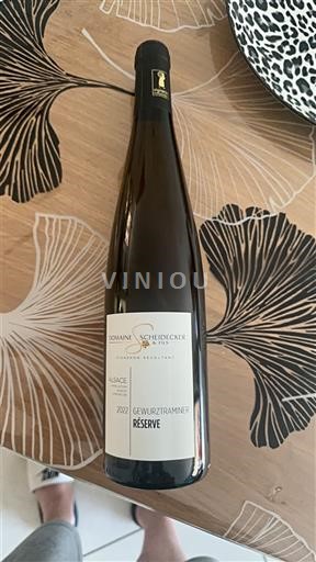 Elzas Domaine Scheidecker & Fils Réserve 2022
