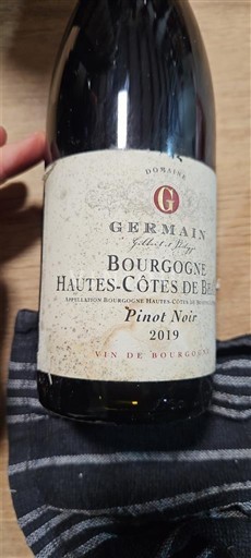Bourgogne Ikke specificeret Domaine Germain 2019