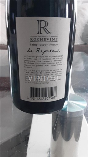 Údolí Rhôny Saint-Joseph Domaine Rochevine Le Reposoir Neročník
