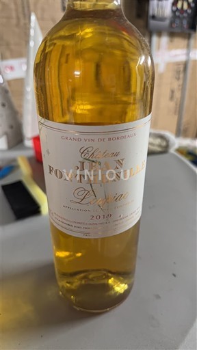 Bordeaux Loupiac Château Jean Pontetnielle 2019