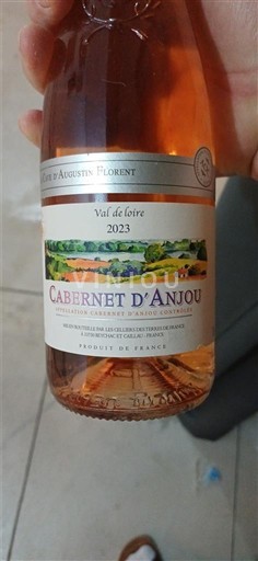 Rượu vang Rosé demi-sec Les Celliers Augustin Florent 2023 Pháp Thung lũng sông Loire Cabernet-d'Anjou AOC