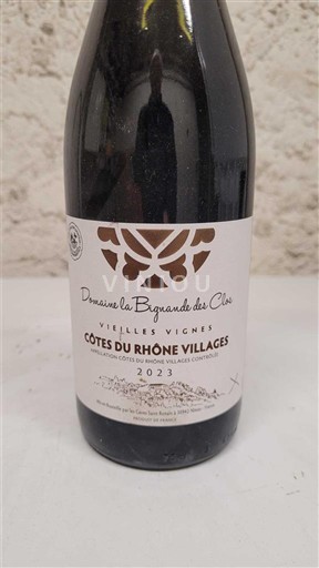 Rhônedalen Côtes-du-Rhône-Villages Domaine La Bignarde des Clos Vieilles Vignes 2023