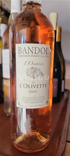 Provence Bandol Domaine L'Olivette L'Oratoire 2019