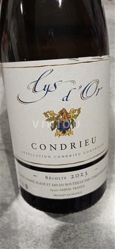 Rhône Valley Condrieu Lys d'Or 2023