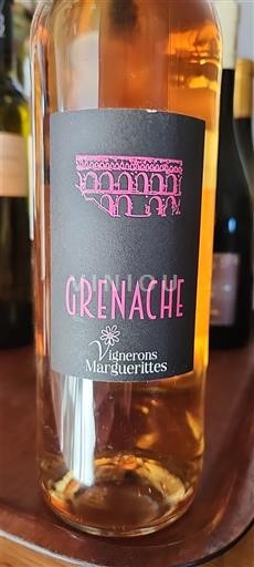 Languedoc a Roussillon Gard Vignerons de Marguerittes Grenache 2019