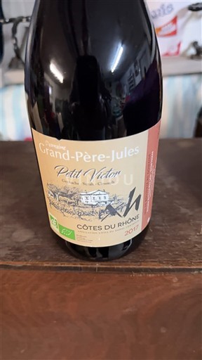 Rhônevallei Côtes-du-rhône Domaine Grand-Père Jules Petit Victor 2017