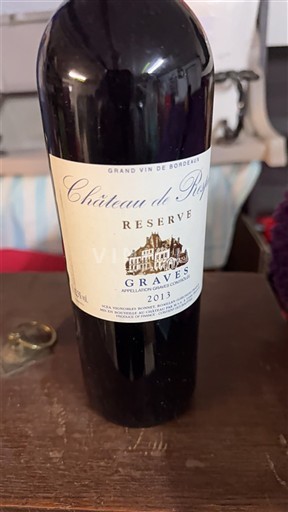 Bordeaux Graves Château Respide Réserve 2013
