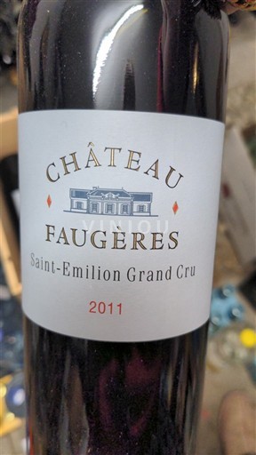 Bordeaux Saint-Émilion Grand Cru Grand Cru Château Faugères 2011
