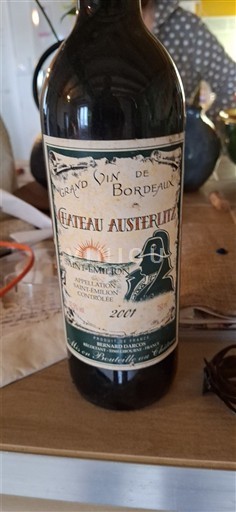 Bordeaux Saint-Émilion Château Austerlitz 2001