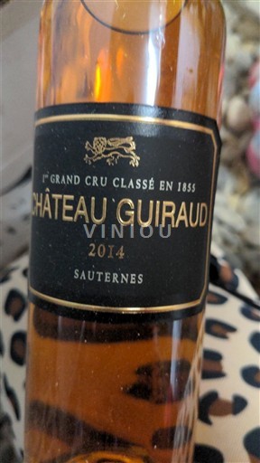 Bordeaux Sauternes Premier Grand Cru Classé Château Guiraud 2014