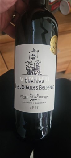 Burdeos Blaye-Côtes de Burdeos Château Les Jouailles Bellevue 2018