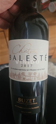South West Buzet Château Balesté 2017