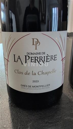 Languedoc Grès de Montpellier Domaine La Perrière Clos de la Chapelle 2023