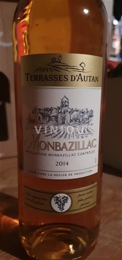 Sydväst Monbazillac Terrasses d'Autan 2014