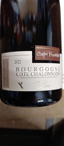 Borgogna Borgogna-Costa-Chalonnais Cave de Bissey Prestige 2022