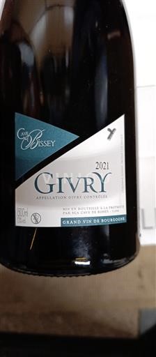 Bourgondië Givry Cave de Bissey 2021