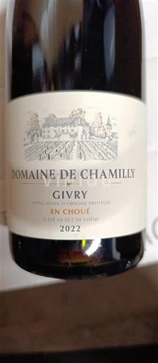 Burgundija Givry Domaine Chamilly En Choue 2022