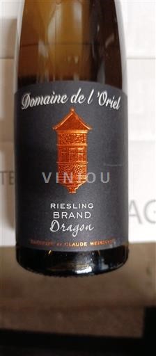 Alsace Riesling Grand Cru Domaine L'Oriel Dragon 2019