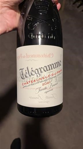 Rhône-dalen Châteauneuf-du-Pape Domaine Vieux Télégraphe Télégramme 2021