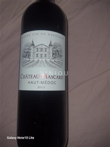 Bordéus Haut-Médoc Château Mascard 2015