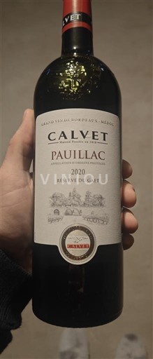 Bordeaux Pauillac Calvet Réservé du Gaet 2020