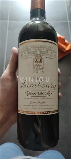 Bordeaux Pessac-Léognan Château Limbourg 2014