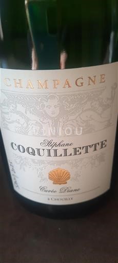 Champagne Sâm-panh Stéphane Coquillette Diane blanc de blanc Không niên vụ