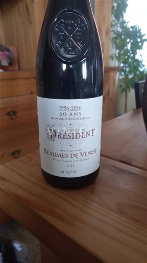 Rhône Valley Beaumes de Venise Rhônéa La du Président 2015