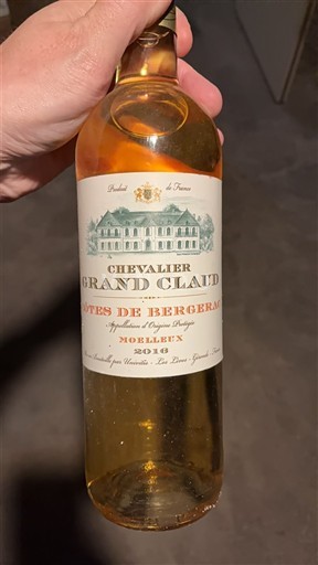 Lounais-Ranska Côtes-de-bergerac Chevalier Grand Claud 2016