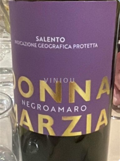 Puglia Susumaniello Salento Donna Marzia Senza annata