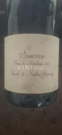 Loire Valley Sancerre Pascal et Nicolas Reverdy Terre de Maimbray 2022