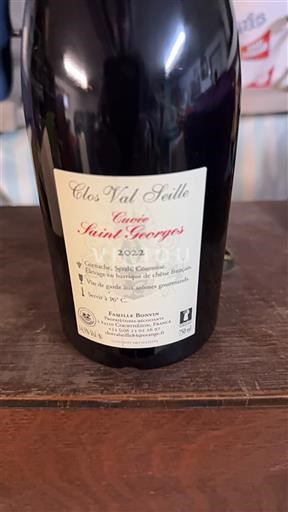 Rhônen laakso Côtes-du-rhône Clos Val Seille Saint-Georges 2022