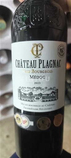 Bordeaux Médoc Cru Bourgeois Château Plagnac 2023