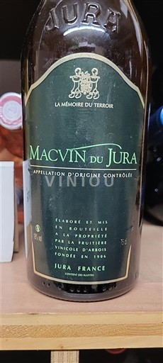 Jura Macvin of Jura La Fruitière Vinicole d'Arbois Non-Vintage